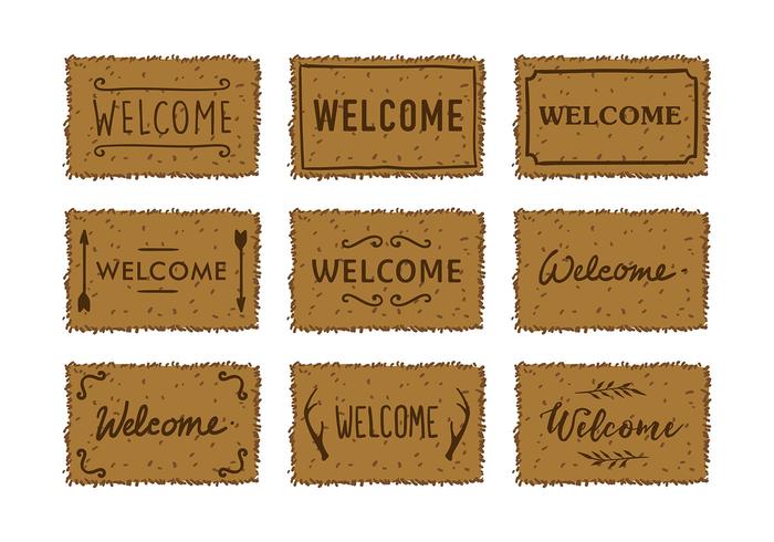 Welcome Mat Vector Download Free Vectors Clipart Graphics