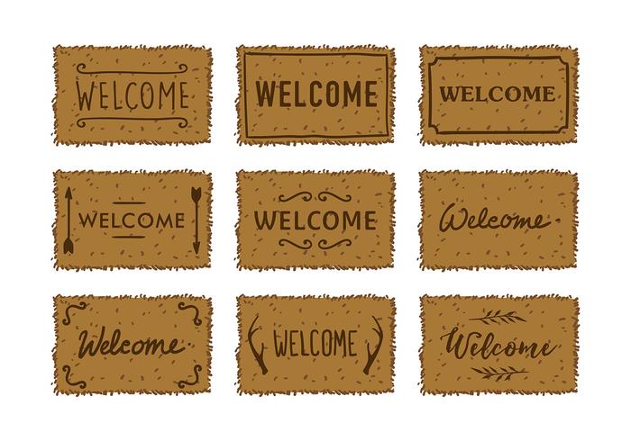 Welcome Mat Vector