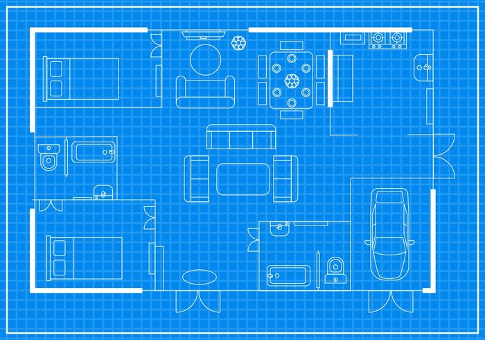 Home Floorplan Vector