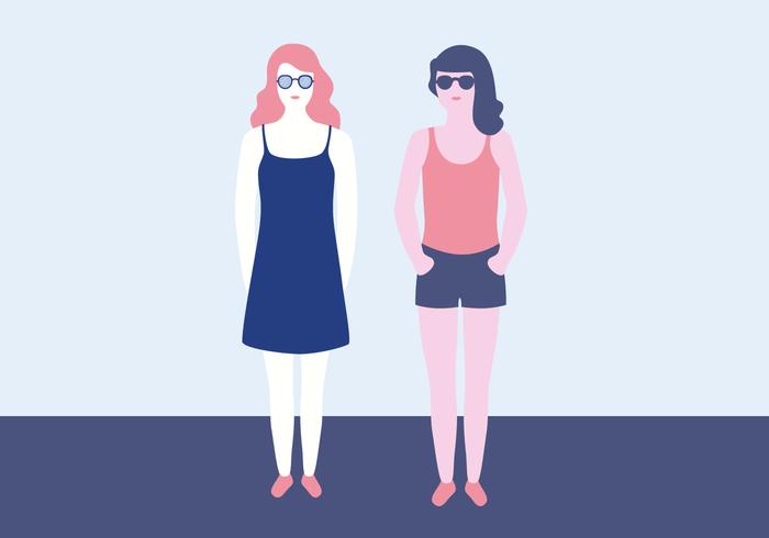 Women Illustration Vector Women Illustration Vector
