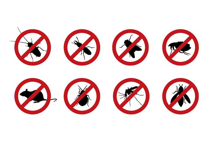 Pest Control Sign Vector