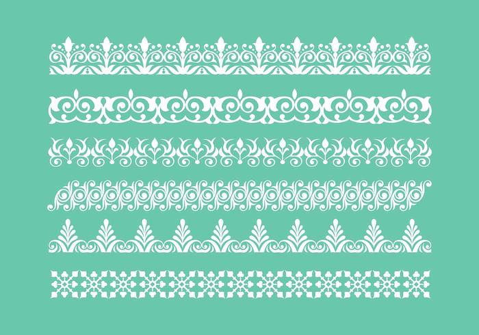 Free Lace Trim Icons Vector
