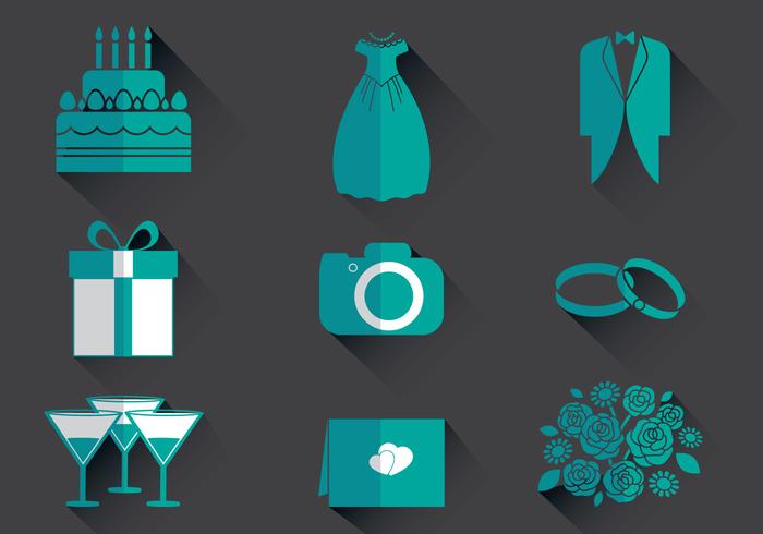 Wedding Planner Icon Vectors