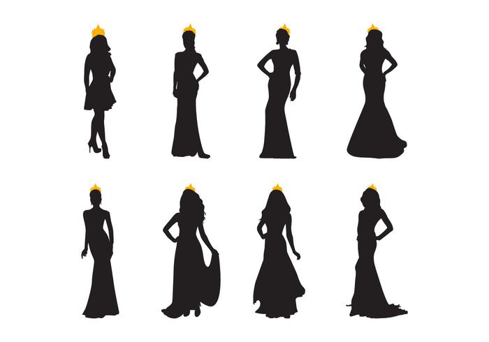 Free Pageant Silhouette Vector