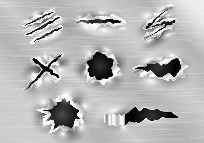 Free Metal Tear Vector Free Metal Tear Vector