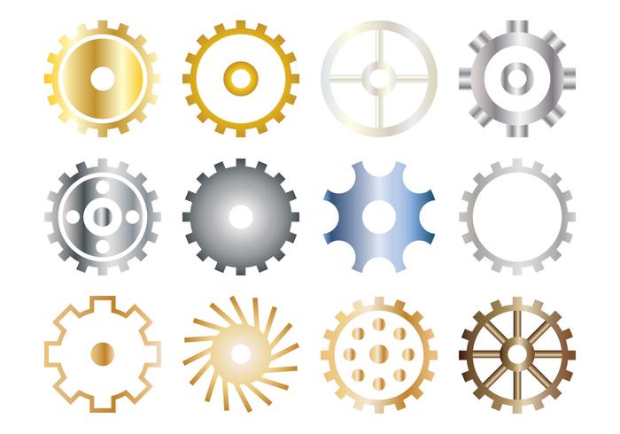 Gears Icon Vector