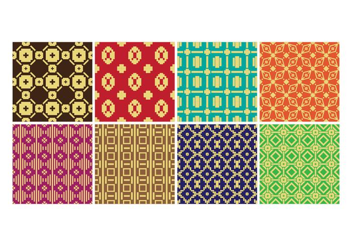 Free Songket Seamless Pattern Vector Free Songket Seamless Pattern Vector
