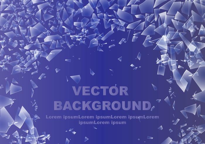 Abstract Shattered Glass Background vector