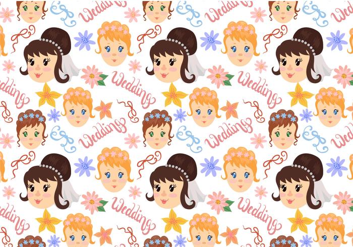 Free Wedding Pattern Vectors