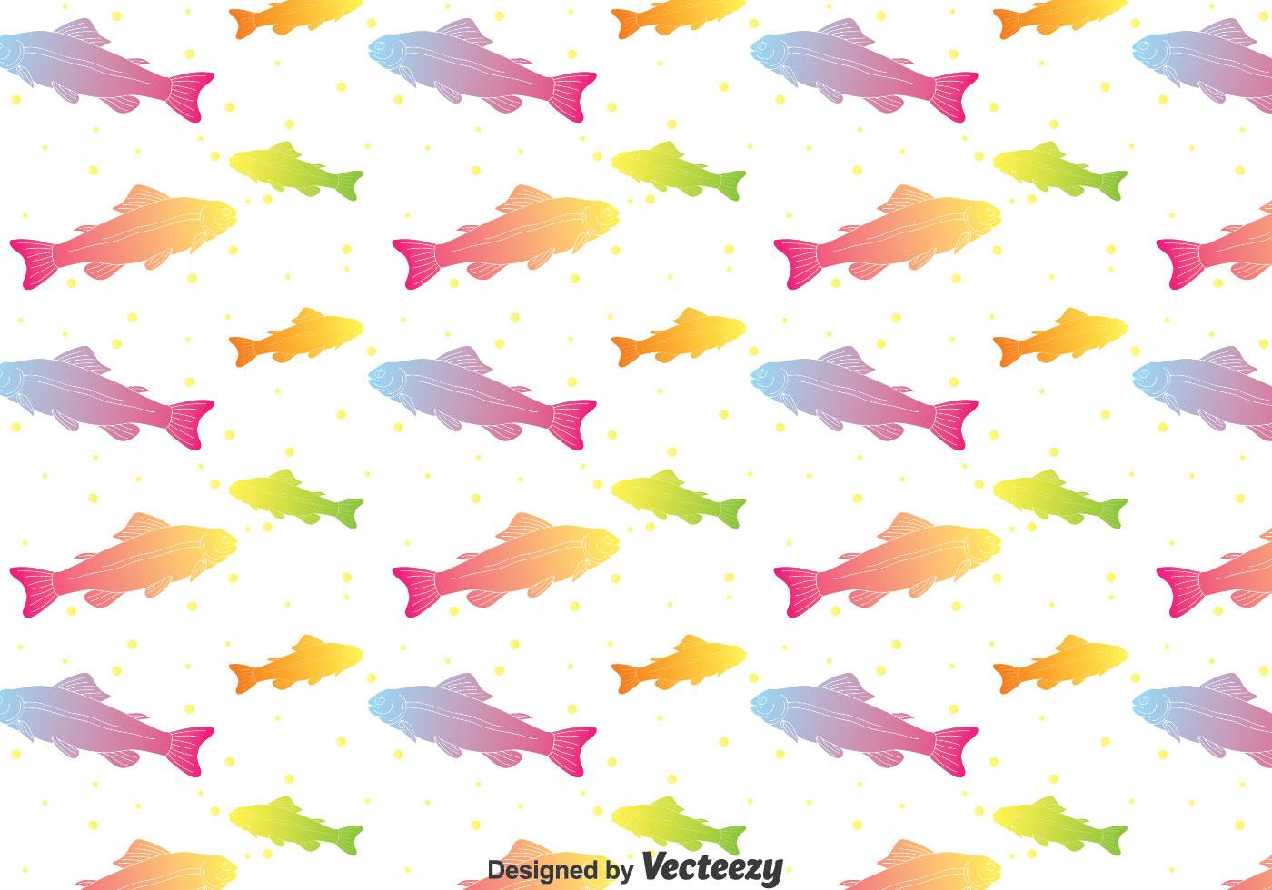 Rainbow Trout Seamless Pattern Vector 128181 Vector Art at Vecteezy