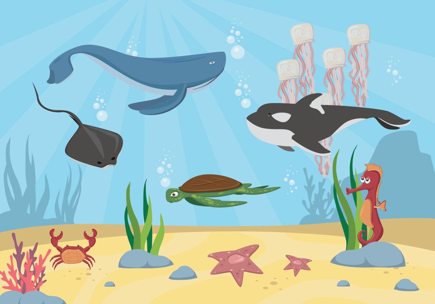 Free Seabed Vector - Download Free Vectors, Clipart Graphics & Vector Art