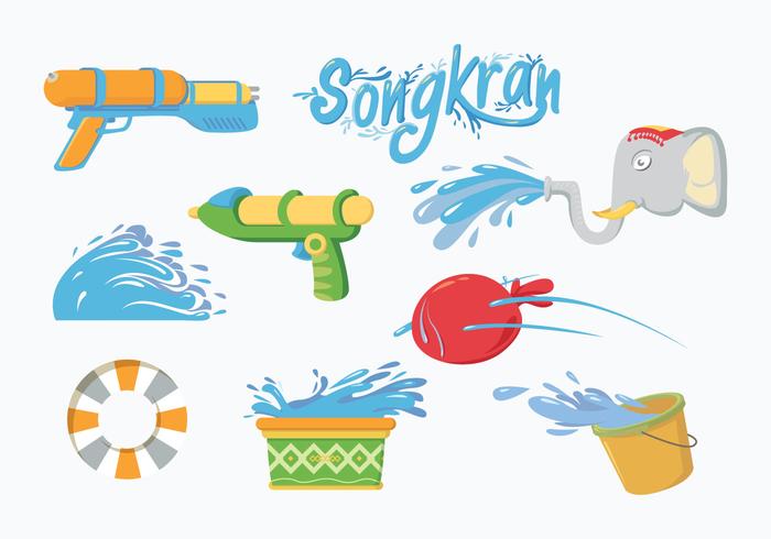 Songkran Vector