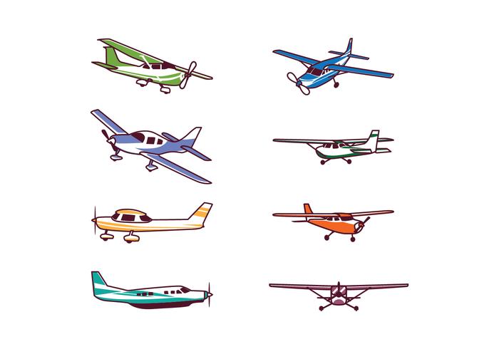 Free Cessna Airplane Vector Pack