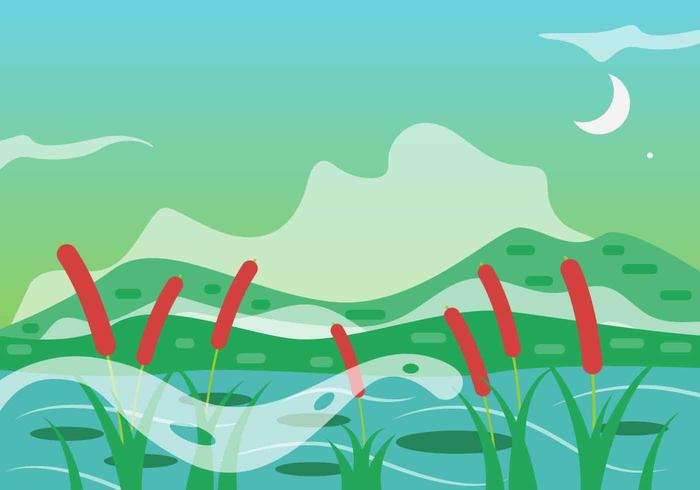 Free Cattails Vector