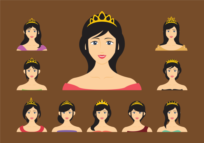 Pageant Queen Vector