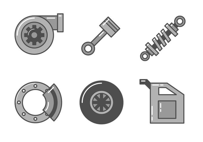 Car Parts Vector