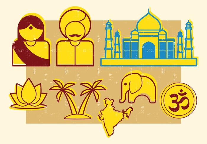 Indian Symbols vector