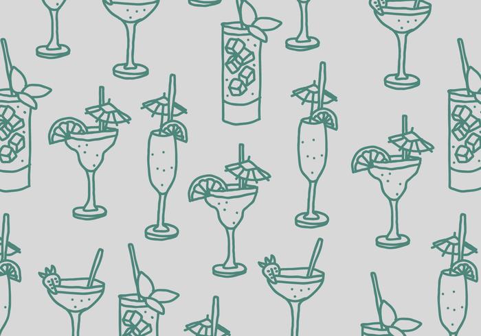 Drinks Pattern vector