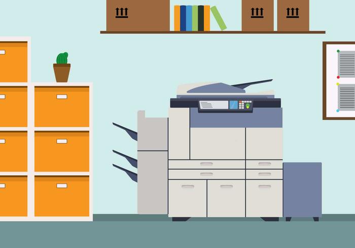 Free Photocopier Illustration vector