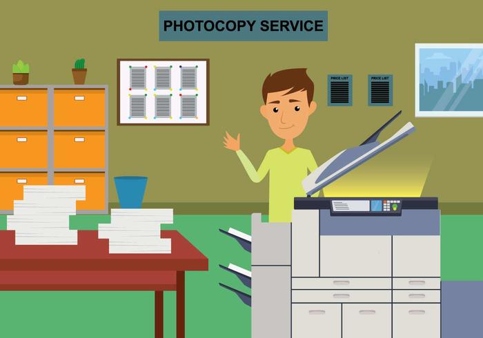 Free Photocopier Illustration vector