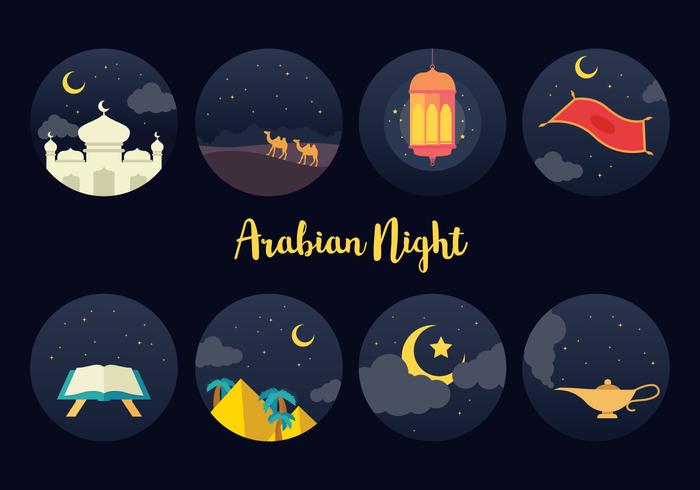 Free Arabian Night Vector Free Arabian Night Vector