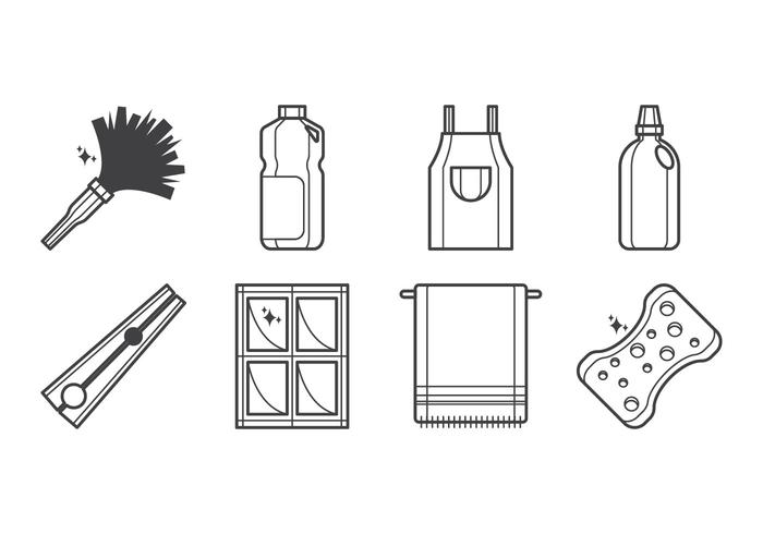 Free Cleaning Tool Icon Vector