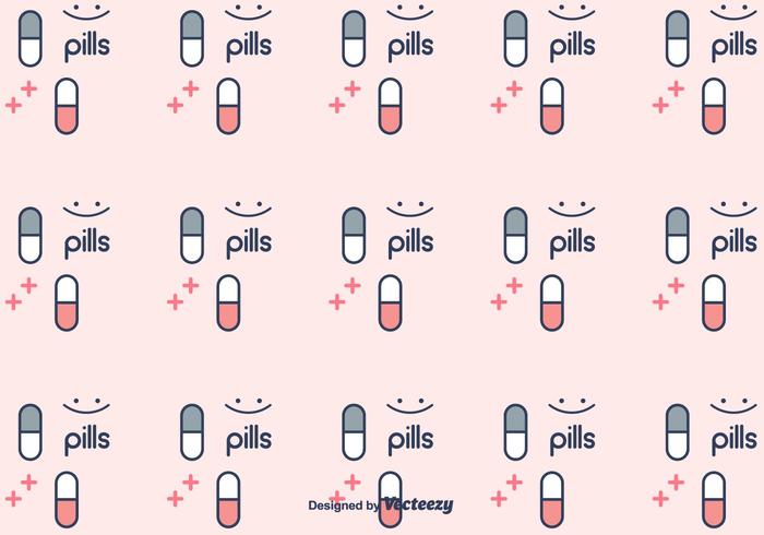 Pills Pattern Vector