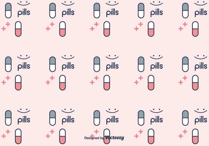 Pills Pattern Vector