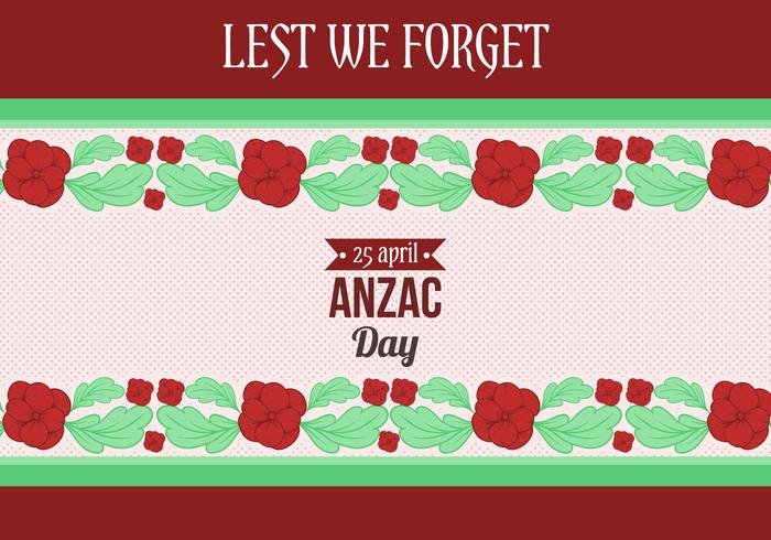 Free Vector Anzac Day