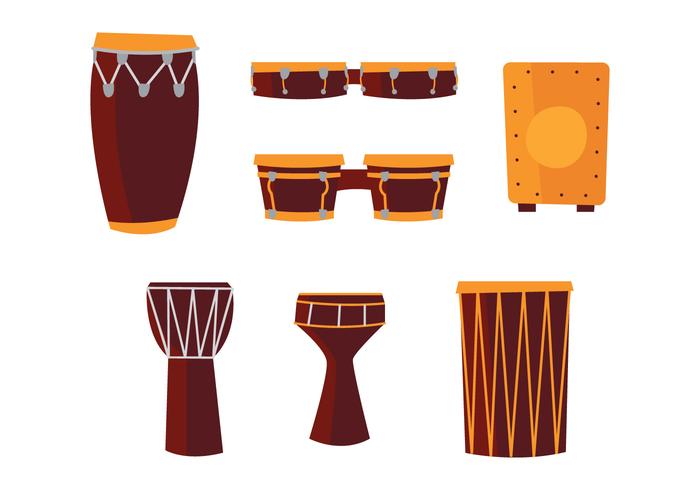 African Drums vector