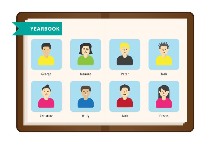 Free Yearbook Vector Free Yearbook Vector