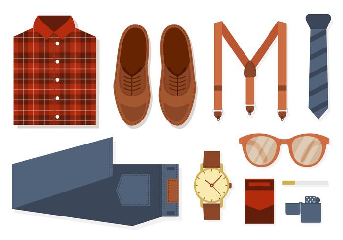 Free Retro Fashion and Accessories Vector