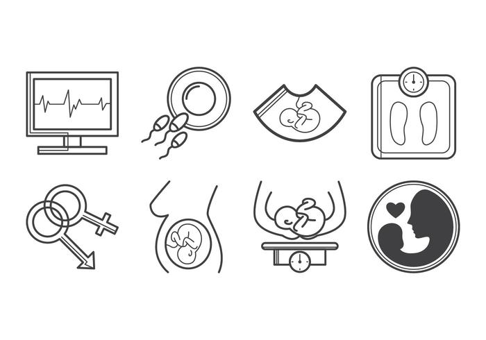 Free Pregnancy Icon Vector