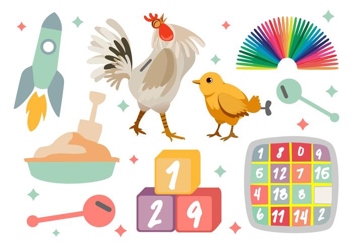 Free Kids Toys Vector Free Kids Toys Vector