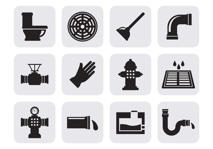 Free Sewerage Icons Vector