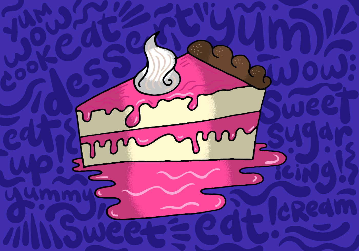 Slice of the pie вектор