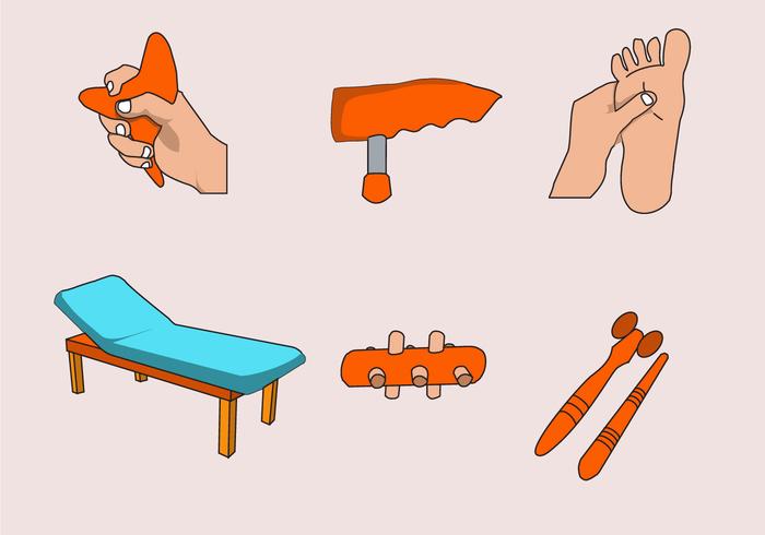 Reflexology Activities Vector Reflexology Activities Vector