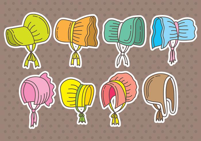 Bonnet icons Bonnet icons