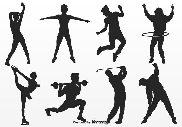 People Movement Silhouettes Vector 128533 Vector Art at Vecteezy