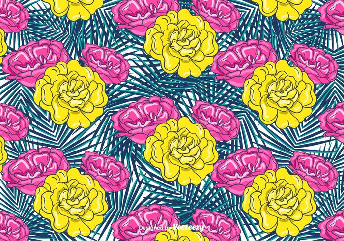 Colorful Flowers Background vector