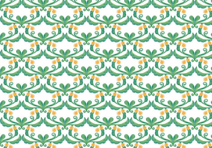 Fondo floral verde de la acuarela del vector