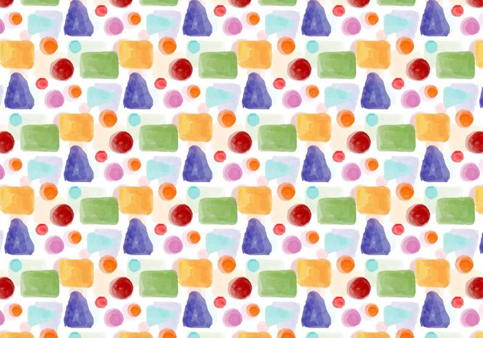 Free Vector Watercolor Geometric Background