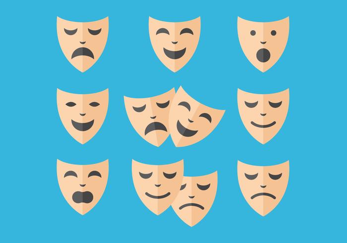 Free Teatro Mask Vectors Free Teatro Mask Vectors