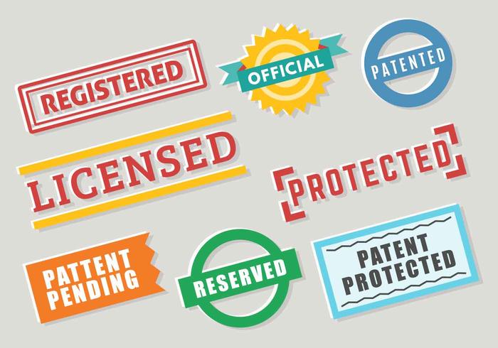 Free Patent Stamp Vector