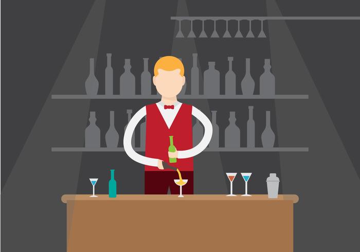 Free Illustration of Barman Vector Free Illustration of Barman Vector