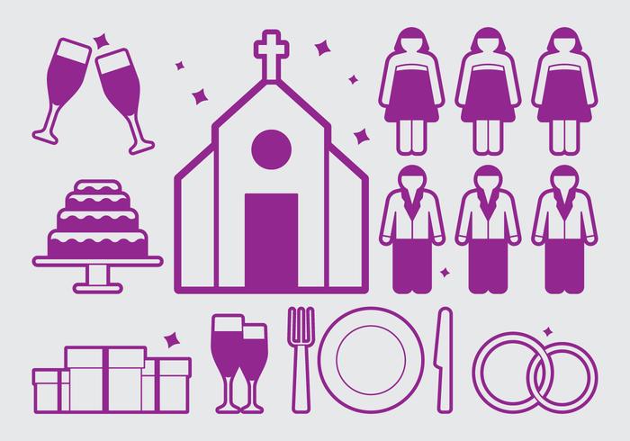 Wedding Planner Icon vector