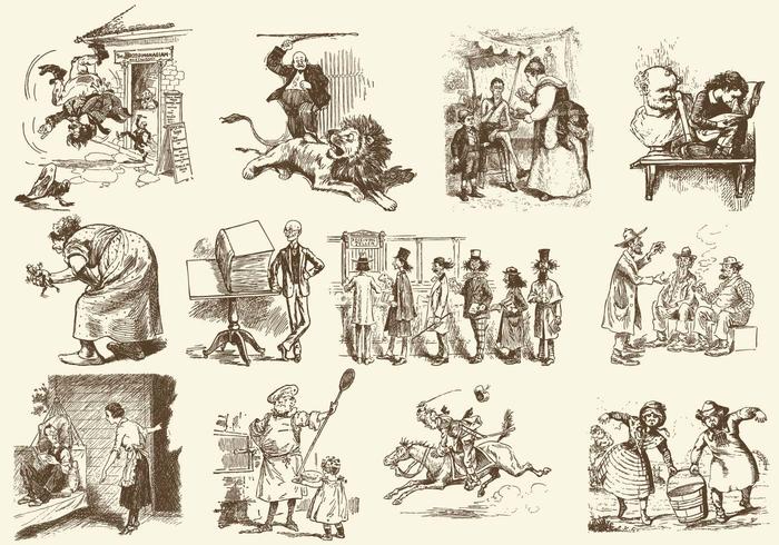 Sepia Vintage Cartoons Sepia Vintage Cartoons