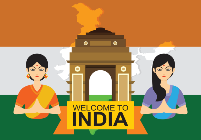 India Puerta Ilustración vectorial vector