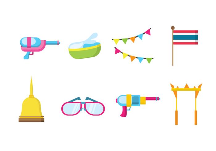 Free Songkran Festival vector