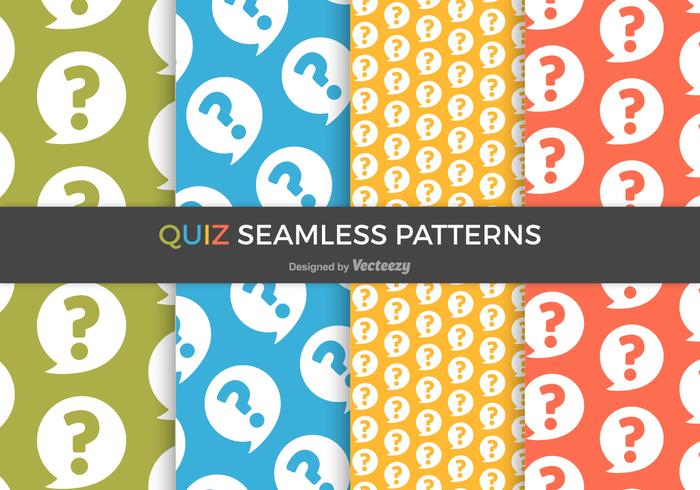 Quiz Vector Seamless Patterns